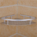 Metal Shower Caddy Bathroom Shelf Corner Rack Organiser Storage Triangular Shelf
