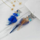 Fashion Bohemian Earrings Women Long Tassels Fringe Boho Dangle Earrings Je V8S2