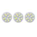 3pcs MR11 12 SMD 5050 LED Light AC & DC 12V Pure White O8N7
