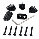 6Pcs Zinc Alloy Headless Electric Bass Guitar String Locking Nut Set Deluxe