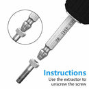 Screw Extractor Kit Set Damaged Screw Extractor And Remove Set Made Of High E1T8