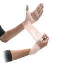 Silicone Gel Thumb Wrist Support Glove Tenosynovitis Spasms Brace Wrap Nude