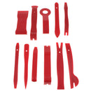 11x Car Interior Dashboard Audio Stereo Dash Panel Remove Refit Tools Red