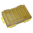 Squid Jig Box Both Side Storage Lure Case Holder Yellow 12 Compartments