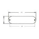 1Pc Black Sand Surface Cavity Cover Back Plate Cover for Guitar Replacements