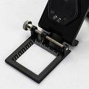Double 10X Zinc Alloy Ruler Folding Scale Magnifier Cloth Magnifying Glass Loupe