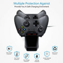 Controller Charger for Xbox OneX Dual Gamepad Charging Station Dock with 2
