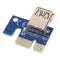 60cm PCI-E Riser1 X 16X PCI-E USB3.0 009S Adapter Card Cable for BTC Miner