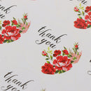 120pcs/lot Thank you Sealing Label Adhesive Kraft Seal Baking Gift Stickers
