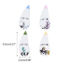 4 Pcs Roller Correction Tape Plants Shell Eraser Office School Stationeries Use