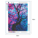 5D DIY Full Drill Diamond Painting Red Leaf Cross Stitch Embroidery Mosaic