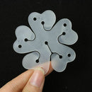 10 PCS plastic Balloon Sheet Flower Shape Clip Birthday Party