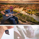 Guitar Ring Finger Guard Guitar Ring Fingertip Guitar Accessory (S Black) A