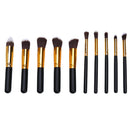 10PCS Makeup Brush Stonge Puff 15 Color Concealer Tool Set