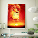 5D DIY Full Drill Diamond Painting The Lion King Cross Stitch Decor (654)