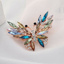 Fashion Colorful Crystal Brooch Pins Animal Butterfly Enamel Women Gifts Jewe.3C