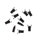 10pcs PR-001 Self-Lock Door Lock Switch Button for TV DVD EVD Door Cover ~ï¼ˆ