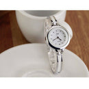 Hot Selling Casual Stainless Steel Women Fashion Wristwatch Silvery A