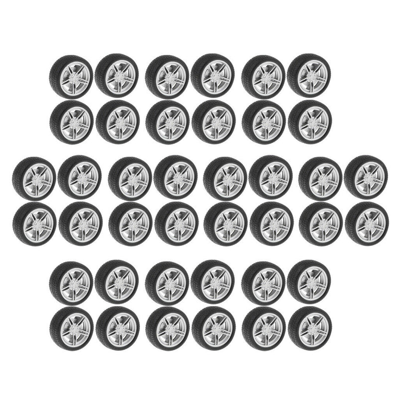 4 Pieces 1.57 Inch 5-Spoke RC Car Wheel Rims for RC Drift Car DIY Kits