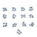 65 Unids Rm063 Vertical Azul Blanco Ajustable Kit De Resistencia De 100 Ohm