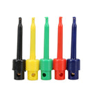10pcs Large Size Round Single Hook Clip Test Probe for Electronic Testing  A