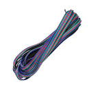 5M 4-Pin RGB LED Extension Wire Connector Cable Cord For 3528 5050 RGB Stri K1N4