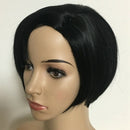 10 Inch Synthetic Short Straight Hair Wigs For Women Black Wig Short Bob Wi D4S7
