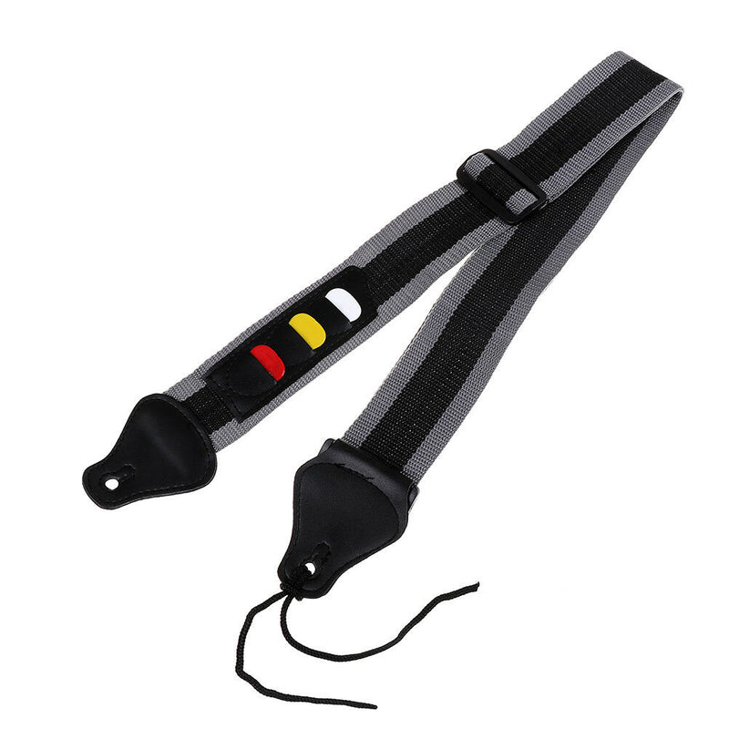 Nylon adjustable acoustic electric soft guitar bass strap youth kids gift Kw