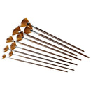 9Pcs Fan Shape Brush Pen Painting Set Nylon Hair Acrylic Watercolor Art Supplies