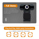 USB2.0 HD Webcam High Definition with Mic Clip-On Portable For Computer