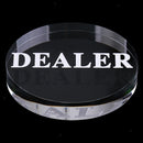 Acrylic Round Professional Poker Dealer Buttons for Casino Card Games 56mm
