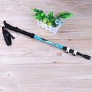 Adjustable 3 Section Carbon Fiber Trekking Walking Hiking Pole Cane Crutch