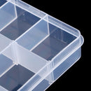 Fishing Lures Hook Bait Plastic Storage Box Adjustable Case Tackle Accessory