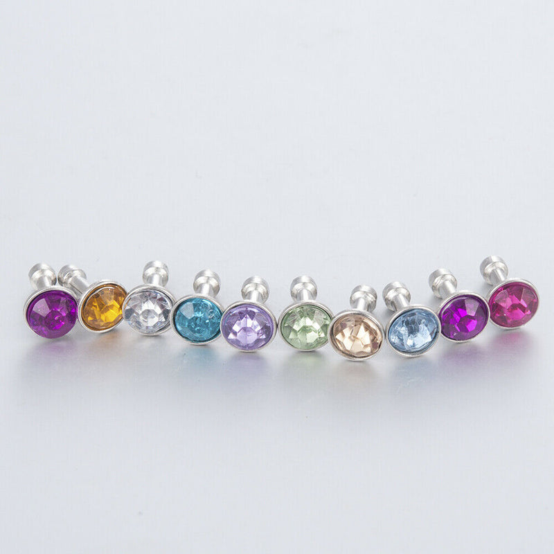 10pcs Dust Plug 3.5mm Universal Phone Earphone Jack Plug Dust-proof Stopper Cap