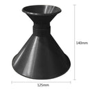 Magic Snow Remover Funnel Outdoor Cone Shaped Car Window Ice Scraper (Black