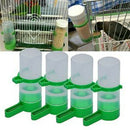 4x Bird Pet Water Drinker Food Feeder w/ Clip for Aviary Lovebirds Budgie Parrot