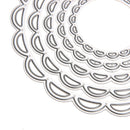 5pcs Metal Circles Metal Cutting Dies DIY Scrapbooking Embossing Stencils  A
