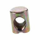 10pcs M6 Barrel Bolts Cross Dowel Slotted Furniture Nut for Beds Crib Chair