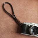 Black Digital Mirrorless Camera Strap Soft Cotton Linen Weaved Strap Wrist Hands