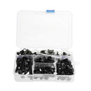 1Set Black M6 M5 Fairing Bolts Fastener Clip Screw Nut Kit for Motorcycles