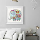 5D DIY Special Shaped Diamond Painting Elephant Embroidery Mosaic Craft Kit