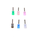 100 Pcs Dental Prophy Cup Rubber Polish Brush Polishing Tooth Latch MulticolouME