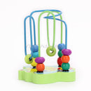 Funny Newborn Baby Girls Boys Wooden Around Beads Play Game Toys Puzzle Game