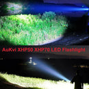 Super Bright XHP50 LED Flashlight 26650 USB Rechargeable Zoom Torch Light Hn