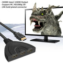 New 3 Port HDMI Switch Splitter 1080P HD TV Adapter Cable 3 IN 1 Out