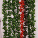 5Pcs 7.8Ft Artificial Crabapple Garland Plants Ivy Vine Foliage Home decor