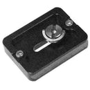 PU-50 Schnellwechselplatte 50 x 38 x 10 mm Schwarzes J3B2 Aluminium-Fotogra