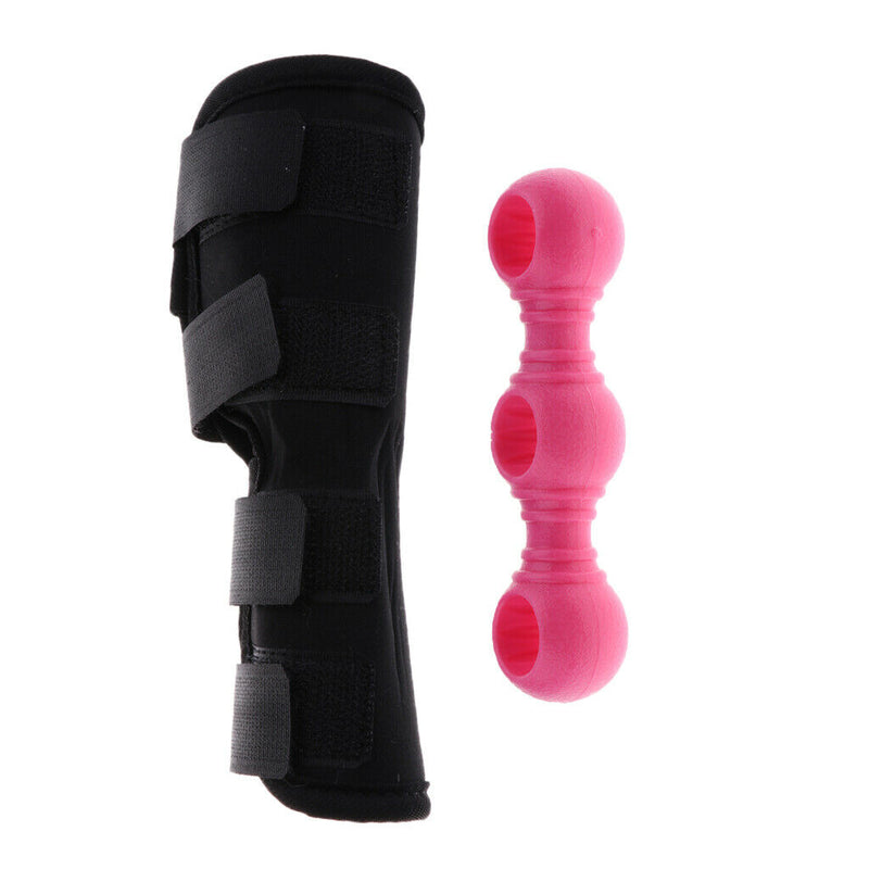 Pet Support/Elbow Support/Hygromb Compression Bandage, Black M + Rubber and