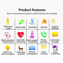 F8S Smart Bracelet Heart Rate Monitor Wristband Fitness Tracker for Android iOS