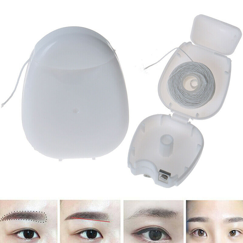 20m Microblading Pre-Inked Brow Mapping Strings Thread +20pc Wipe Line Heads Hn